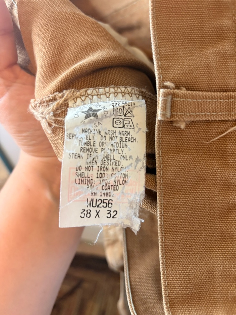 vintage Carhartt Brush Briar Double Knee Hunting Pants - Picture 6 of 7